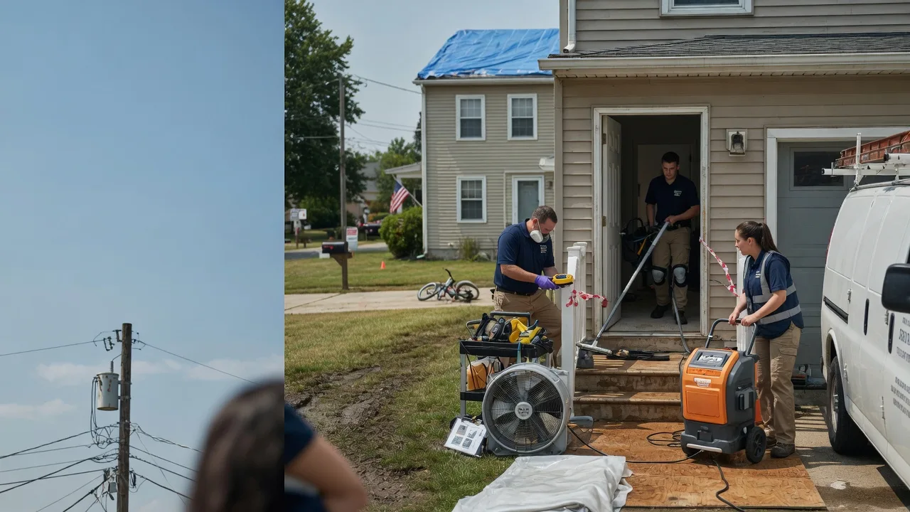 Water Damage Repair in Milford, IN near me